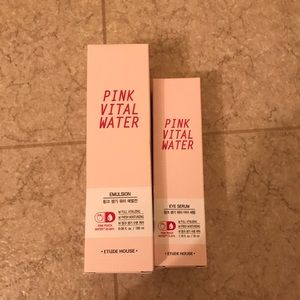 Etude House Pink Vital Water Emulsion+Eye Serum